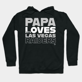 Papa Loves the Las Vegas Raiders Hoodie